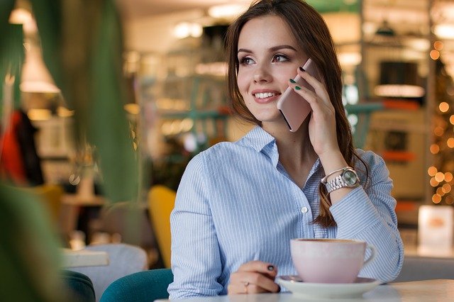 talking on the phone